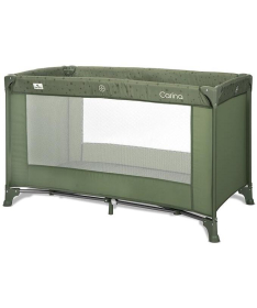 Lorelli Carina prenosivi krevetac za bebe 1 nivo Oil Green Stars