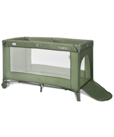 Lorelli Carina prenosivi krevetac za bebe 2 nivoa Oil Green Stars