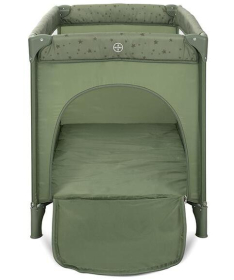 Lorelli Carina prenosivi krevetac za bebe 2 nivoa Oil Green Stars