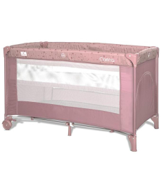 Lorelli Carina prenosivi krevetac za bebe 2 nivoa Pink Stars