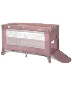 Lorelli Carina prenosivi krevetac za bebe 2 nivoa Pink Stars