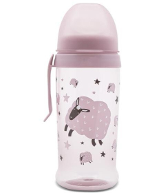 Lorelli Clip&Go sportska šolja sa mekim kljunom 350ml My Friend - Mellow Rose