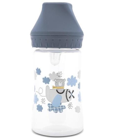 Lorelli flašica wide neck my friend 250ml - Cameo Blue