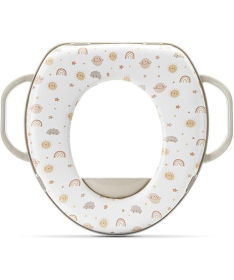 Lorelli meki adapter za toalet sa drškama Planets Beige