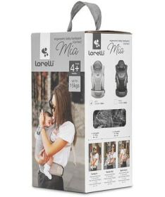Lorelli Mia ergonomic kengur nosljka za bebe do 15 kg Black