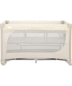 Lorelli Moon Hug one tuch fold prenosivi krevetac za bebe 2 Nivoa Beige