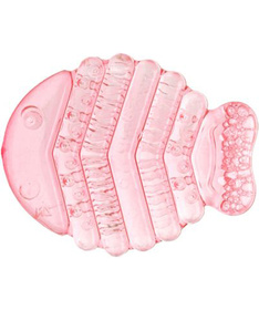 Lorelli vodena glodalica za bebe 3m+ Fish Aqua Shell Pink