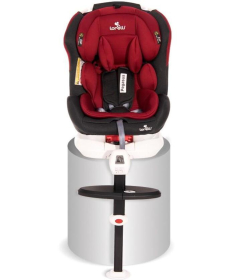 Lorelli bertoni auto sedište za bebe pegasus isofix 0 - 36kg red&black