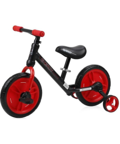Lorelli bertoni bicikl za decu energy 2 in1 black&red