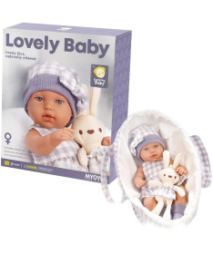Lovely Baby lutka za bebe u nosiljci 33cm - 1042398