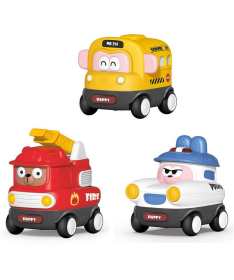 Magnetni i muzički set od 3 namenska vozila