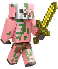 Mattel MINECRAFT Piglin Zombi figura sa mačem