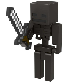 Mattel MINECRAFT Wither Skeleton figura sa mačem