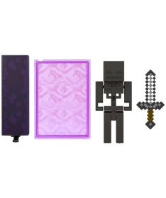 Mattel MINECRAFT Wither Skeleton figura sa mačem