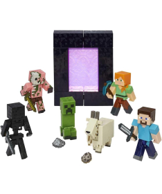 Mattel MINECRAFT Wither Skeleton figura sa mačem