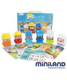 Miniland Zanimanja ljudi 18 elemenata konstruktivna igračka za decu - 14841