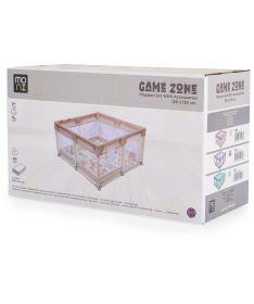 Moni GameZone ogradica za igru dece 120x120x64cm Grey
