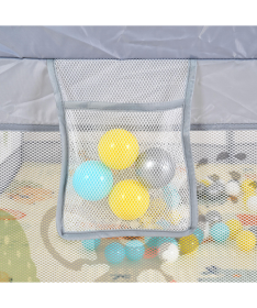 Moni GameZone ogradica za igru dece 120x120x64cm Grey