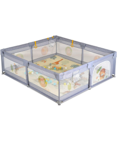 Moni GameZone ogradica za igru dece 150x200x64cm Grey