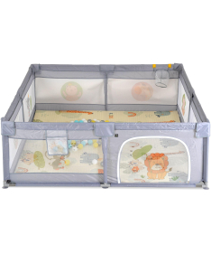 Moni GameZone ogradica za igru dece 150x200x64cm Grey