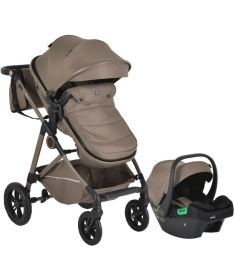 Moni Lara kolica za bebe 2 u 1 sa auto sedištem Beige