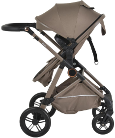 Moni Lara kolica za bebe 2 u 1 sa auto sedištem Beige