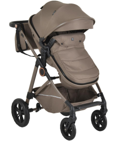 Moni Lara kolica za bebe 2 u 1 sa auto sedištem Beige