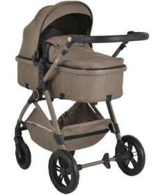 Moni Lara kolica za bebe 2 u 1 sa auto sedištem Beige
