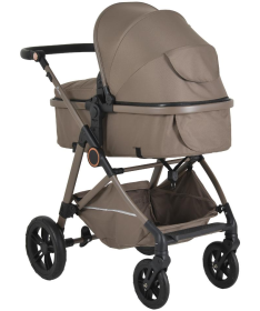 Moni Lara kolica za bebe 2 u 1 sa auto sedištem Beige