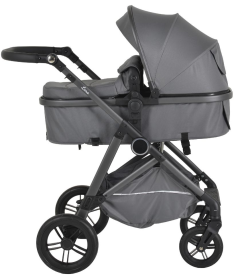 Moni Lara kolica za bebe 2 u 1 sa auto sedištem Grey