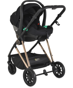 Moni Merci kolica za bebe 3 u 1 Onyx Black