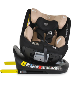 Moni Serengeti iSize Isofix auto sedište za bebe 40-150 cm Beige