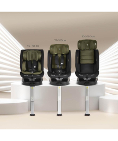Moni Strike Roto Isofix auto sedište za bebe 40-150cm Dark Green