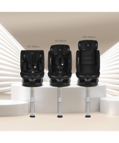 Moni Strike Roto Isofix auto sedište za bebe 40-150cm Deep Black