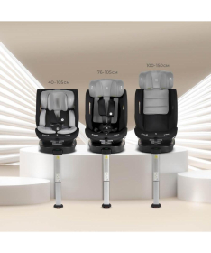 Moni Strike Roto Isofix auto sedište za bebe 40-150cm Deep Grey