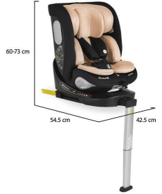 Moni Strike Roto Isofix auto sedište za bebe 40-150cm Sand Beige