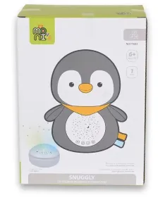Moni Toys noćna lampa&bela buka i projektor za bebe Snuggly Penguin
