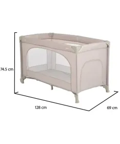 Moni Uno prenosivi krevetac za bebe 1 nivo – Beige