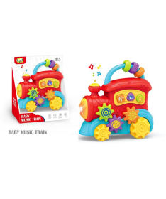 Muzički Aktiviti vozić za bebe sa svetlom