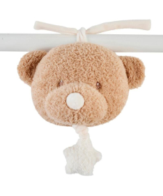 Nattou plišana muzička igračka za bebe za bebe za krevetac, kolica Meda - A092948