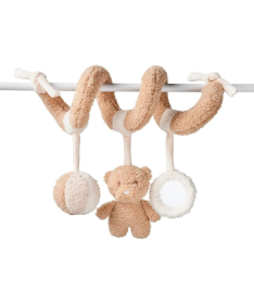 Nattou spiralna igračka za krevetac za bebe Teddy