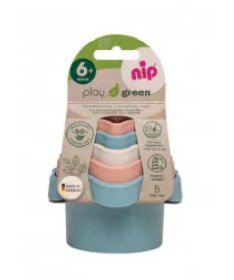 Nip Green posuda za igranje u pesku 5 komada - A054796