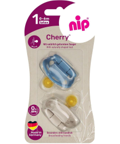 Nip Višnjica Latex laža za bebe 0-6m, 2 kom - A089054