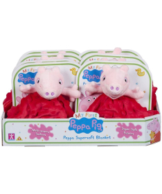 Peppa prase plišana figura ćebence - 1042094