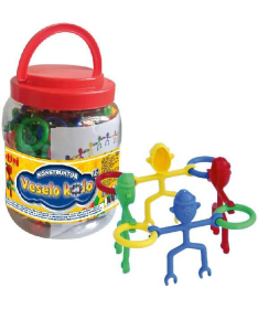 Pertini Konstruktor veselo kolo 72 elementa kreativna igračka za decu - 20214