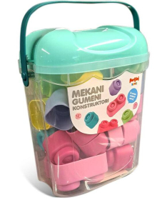 Pertini mekani gumeni konstruktori u kofici Pastel 25 elementa 1039118