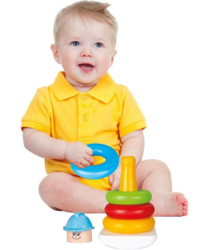 Pilsan Dondoloto prstenovi igračka za decu - narandžasta boja - 12354.2
