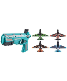 Pištolj za decu lanser aviona plava - 34152