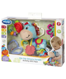 Playgro baby aktiviti set Clip Clop Sensory Garden - A063924