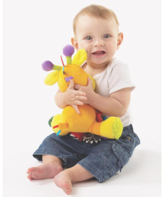 Playgro plišana i aktivna igračka za bebe Žirafa - 15359